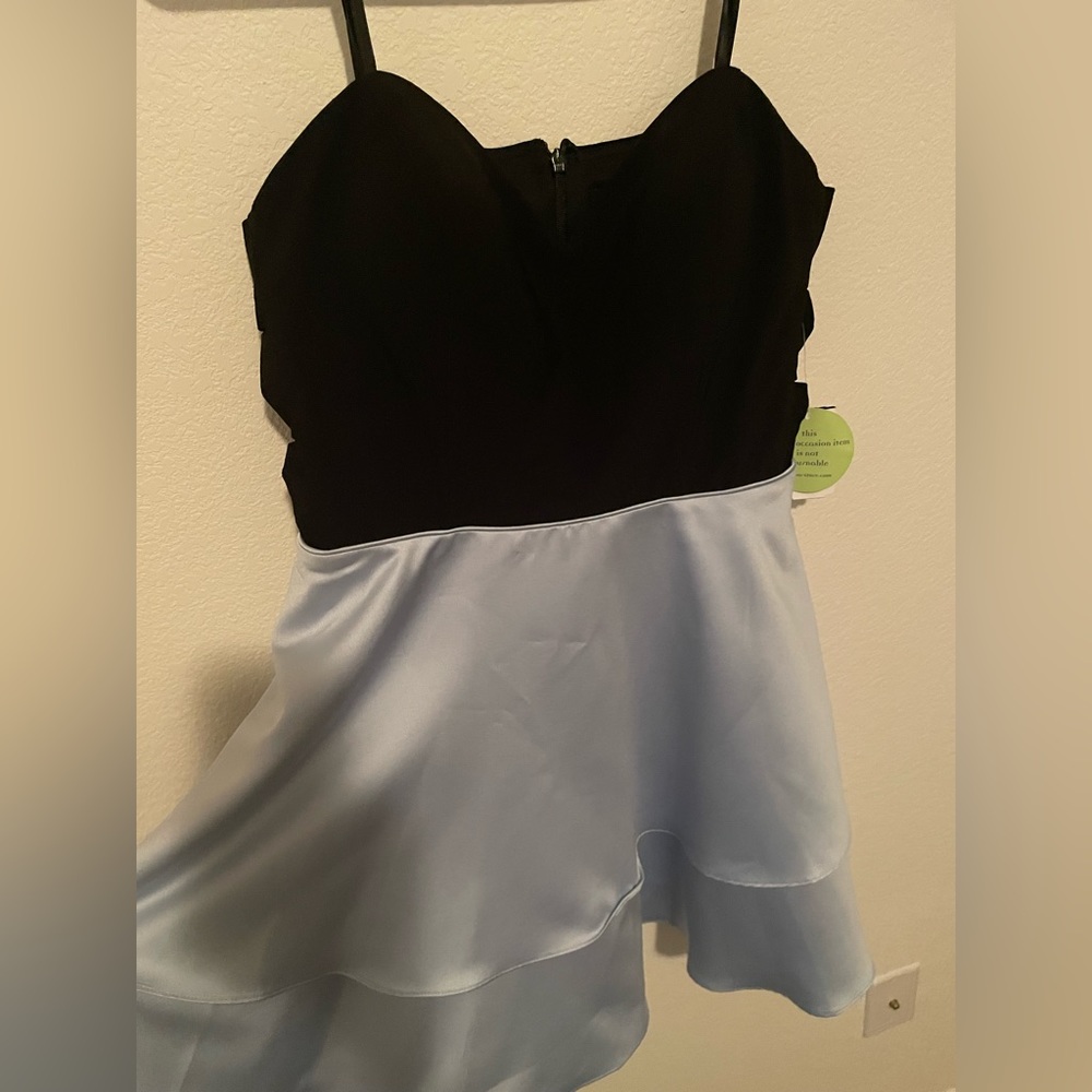 Satin evening dress